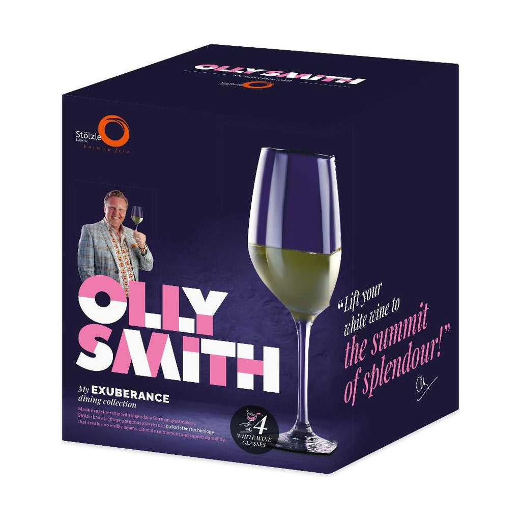 Stolzle Olly Smith Exuberance Set of 4 White Wine Glasses - Beales department store