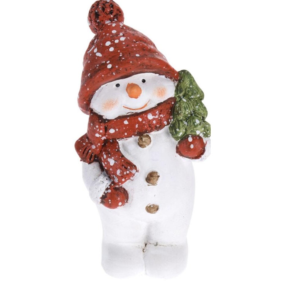 Terracotta Snowman in Gift Box - Beales department store