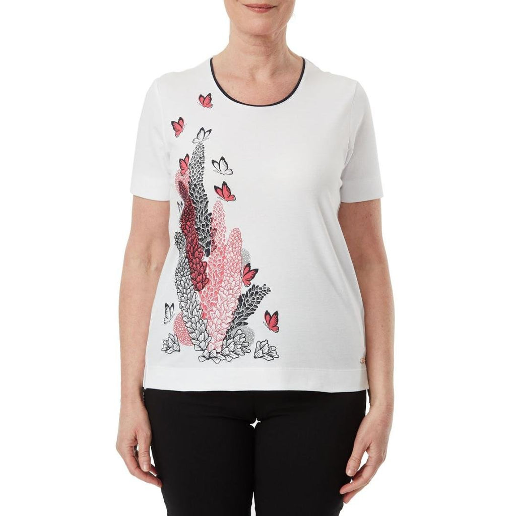 TIGI Butterfly Placement Print Top - Beales department store
